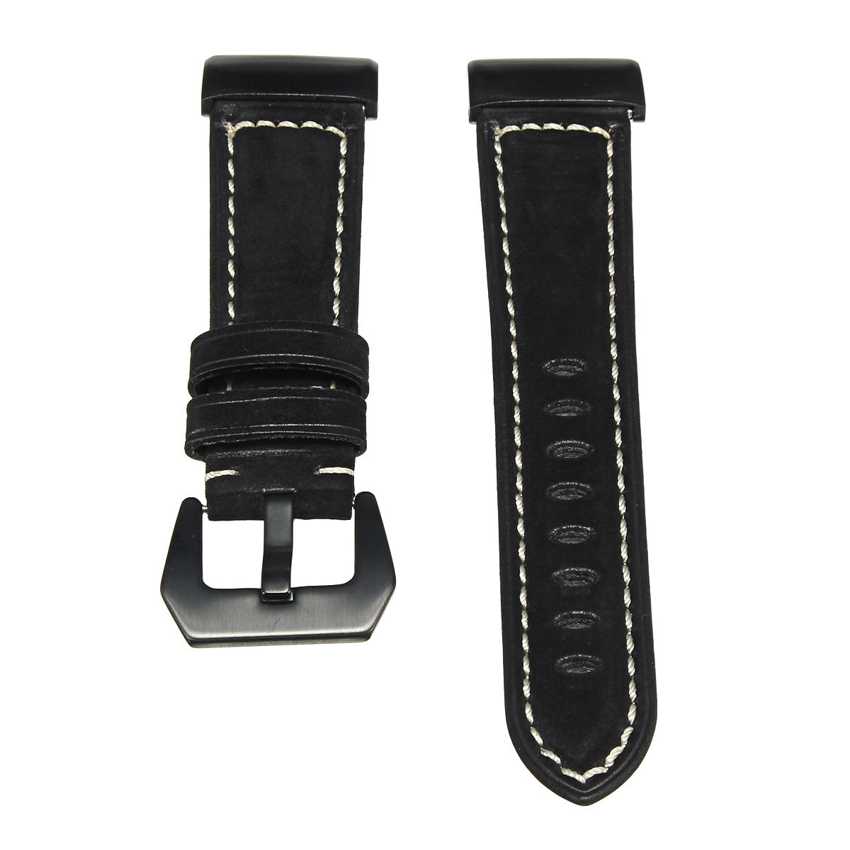 KALOAD Luxury Genuine Leather 225mm Smart Watch Strap Band Accessorries For Garmin Fenix 5x