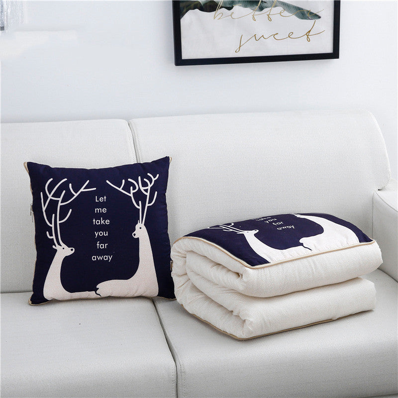 Car cartoon style pillow quilt
