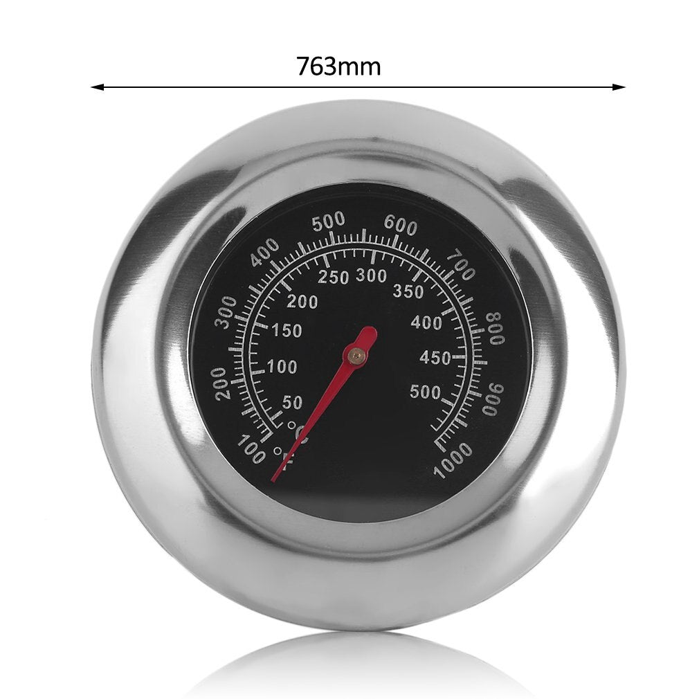 Stainless steel metal thermometer