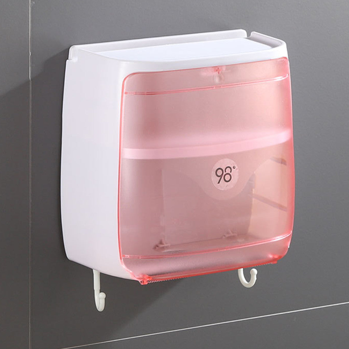 Waterproof Toilet Roll Paper Tissue Box Holder Bathroom Kitchen Wall Mounted