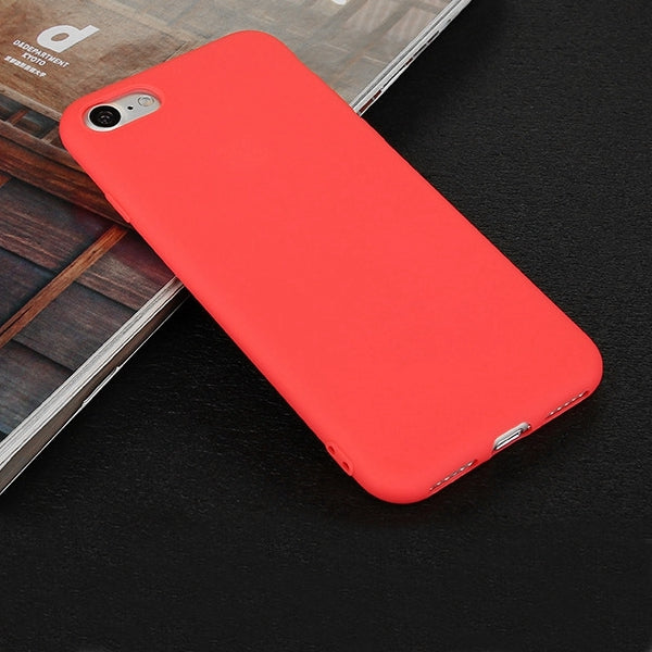 Bakeey Candy Color Matte Soft Silicone TPU Case for iPhone 7/8