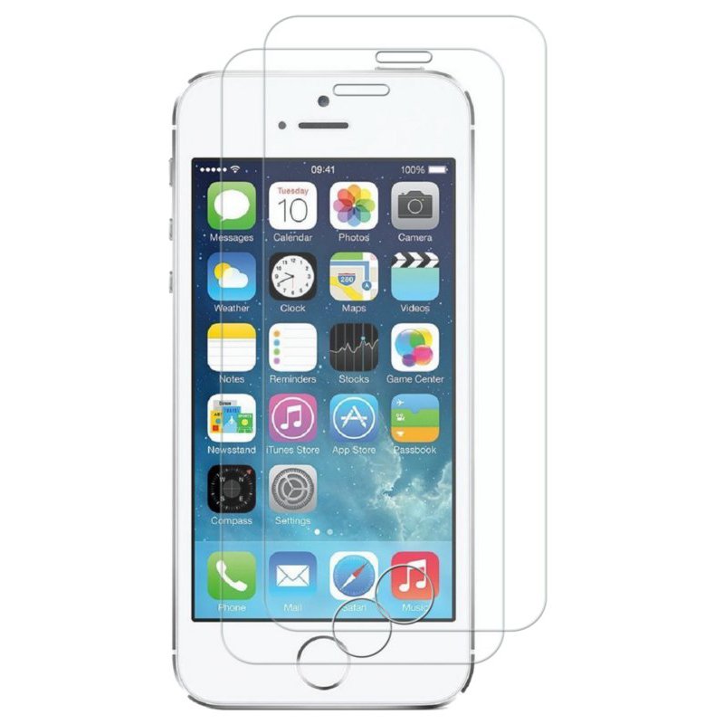 2 Pack Bakeey 0.26mm 9H Scratch Resistant Tempered Glass Screen Protector For iPhone 5/5s/SE