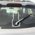 Cartoon Cute Wiper Back Shadow Cat Rear Gear Glass Paster Wiper Stickers Reflective Sticker Bumper Stickers Automobile Sticker Bumper Stickers Paper