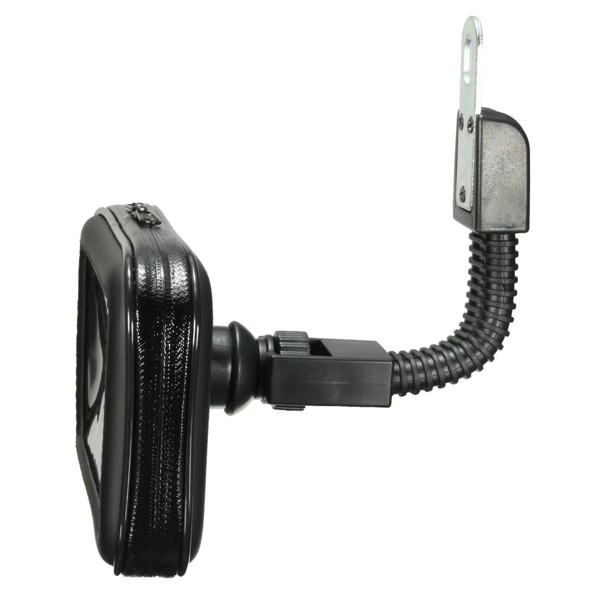 6inch Waterproof Phone Holder GPS Case Motorcycle Rear View Mirror Mount