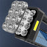 Solar Rechargeable Usb Flashlight Led
