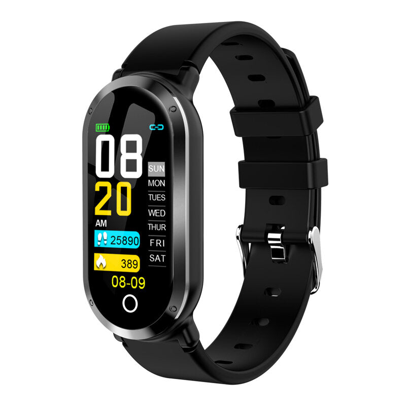 XANES® T1 0.96" TFT Color Screen Waterproof Smart Watch Heart Rate Fitness Exercise Bracelet Mi Band
