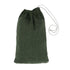 Canvas Drawstring Large Bag Pouch Clothes Dark Green Storage Home Laundry Pack