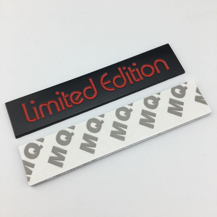 Limited Edition Car Logo Wordmark Limited Edition