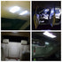 31/36/39/41mm COB LED Festoon Dome Lights License Plate Reading Map Lamp 12V White