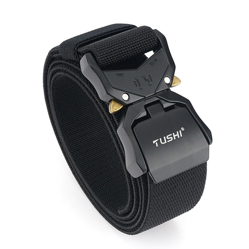 TUSHI NS6 125cm 3.8cm Quick Release Nylon Tactical Belts Business Belt