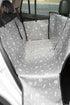 Printed Simple Rear Two-seater Car Mat For Pet Car