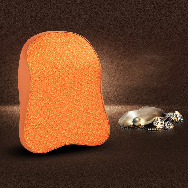 Headrest in car seat cushion