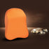 Headrest in car seat cushion