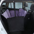 Printed Simple Rear Two-seater Car Mat For Pet Car