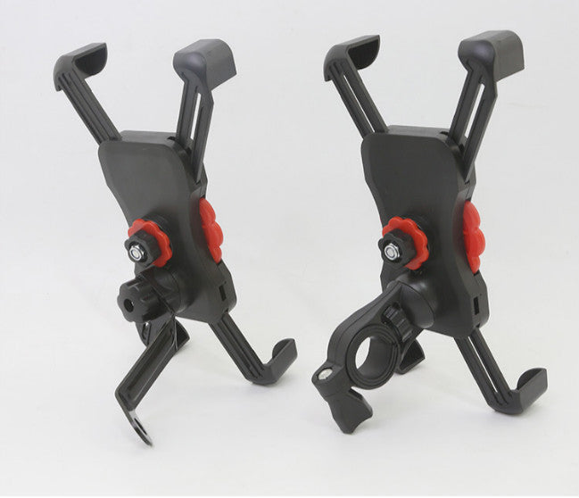 Mobile phone holder for electric bicycle and motorcycle