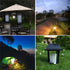 Solar Powered LED Candle Light Outdoor Garden Pathway Lawn Light Camping Hanging Lamp