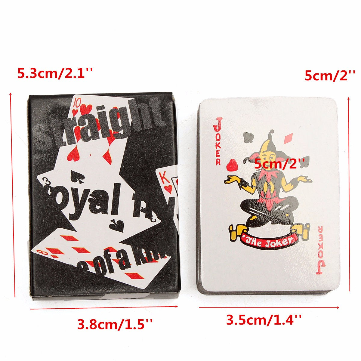 Small Mini Miniature Travel Pocket Playing Poker Cards  