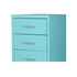 6 Drawer Filing Storage Organise Cabinets Steel Blue