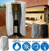 96x61cm Vinyl Furniture Waterproof Cover Garden Patio Heater Protector Snow Dustproof Cover
