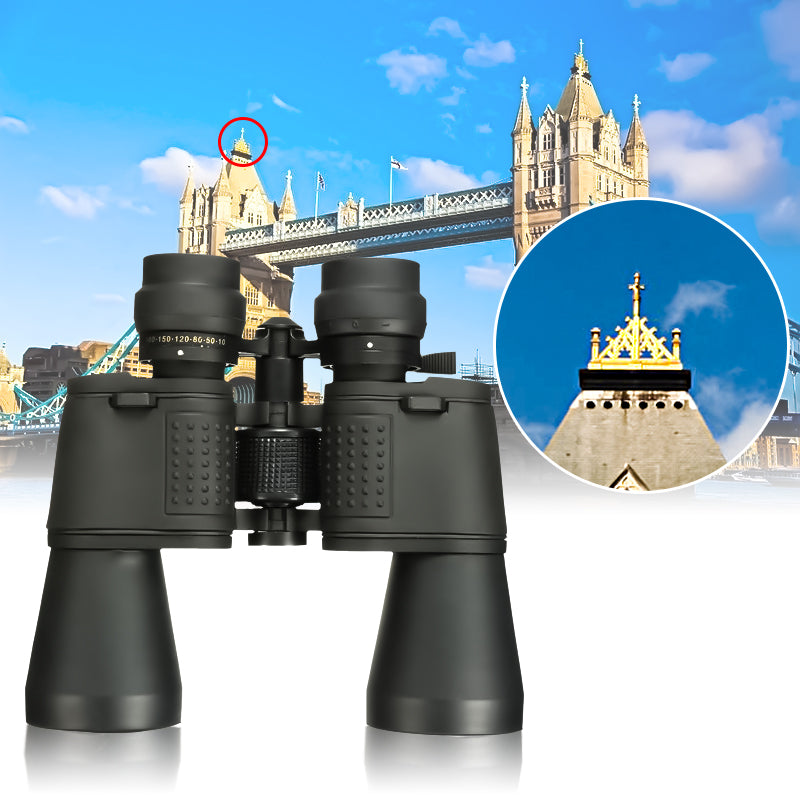 IPRee® SKA 10-180X100 Binoculars Mega Zoom Telescope Night/Day Match Concerts Racing View