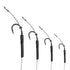 ZANLURE CR-K004 2PCS 2# 4# 6# 8# High Carbon Steel Hair Rigs Barbed Carp Fishing Hook Lead PE Wire Freshwater Fishing