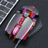 T-WOLF V9 Wired Gaming Mouse 3200DPI 8 Programmable Buttons Breathing Backlight Home Office Mechanical Mouse for Computer Laptop PC Gamer