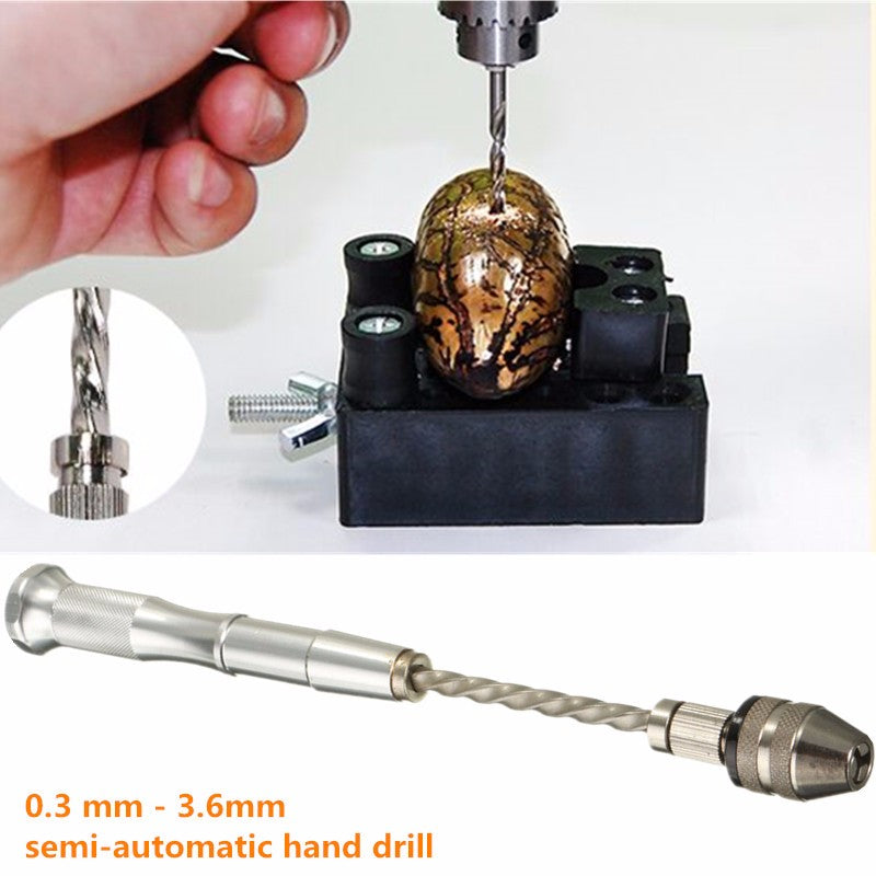 0.3-3.6mm Twist Micro Drill Semi-automatic Manual Hand Drill