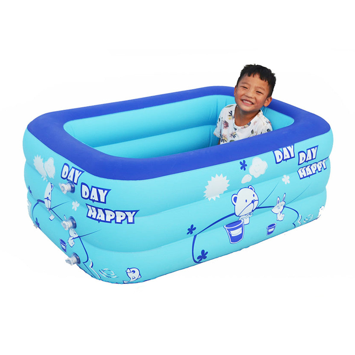 Kids Baby Children Inflatable Swimming Pool 3 Layer Pool Summer Water Fun Play Toy