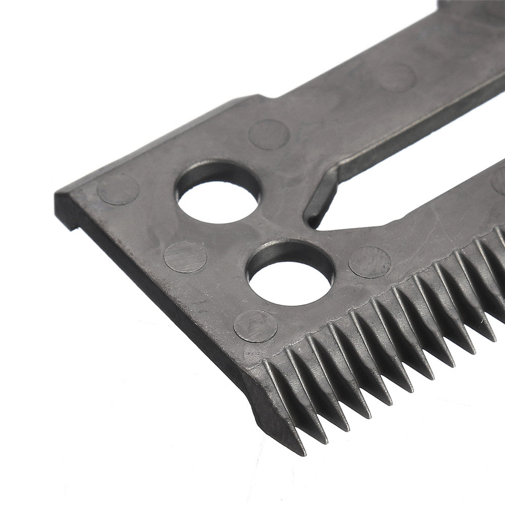 Black Clipper Ceramic Cutter Blade Magic Clip 2 Holes For Wahl Shear Hair Clipper