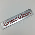 Limited Edition Car Logo Wordmark Limited Edition