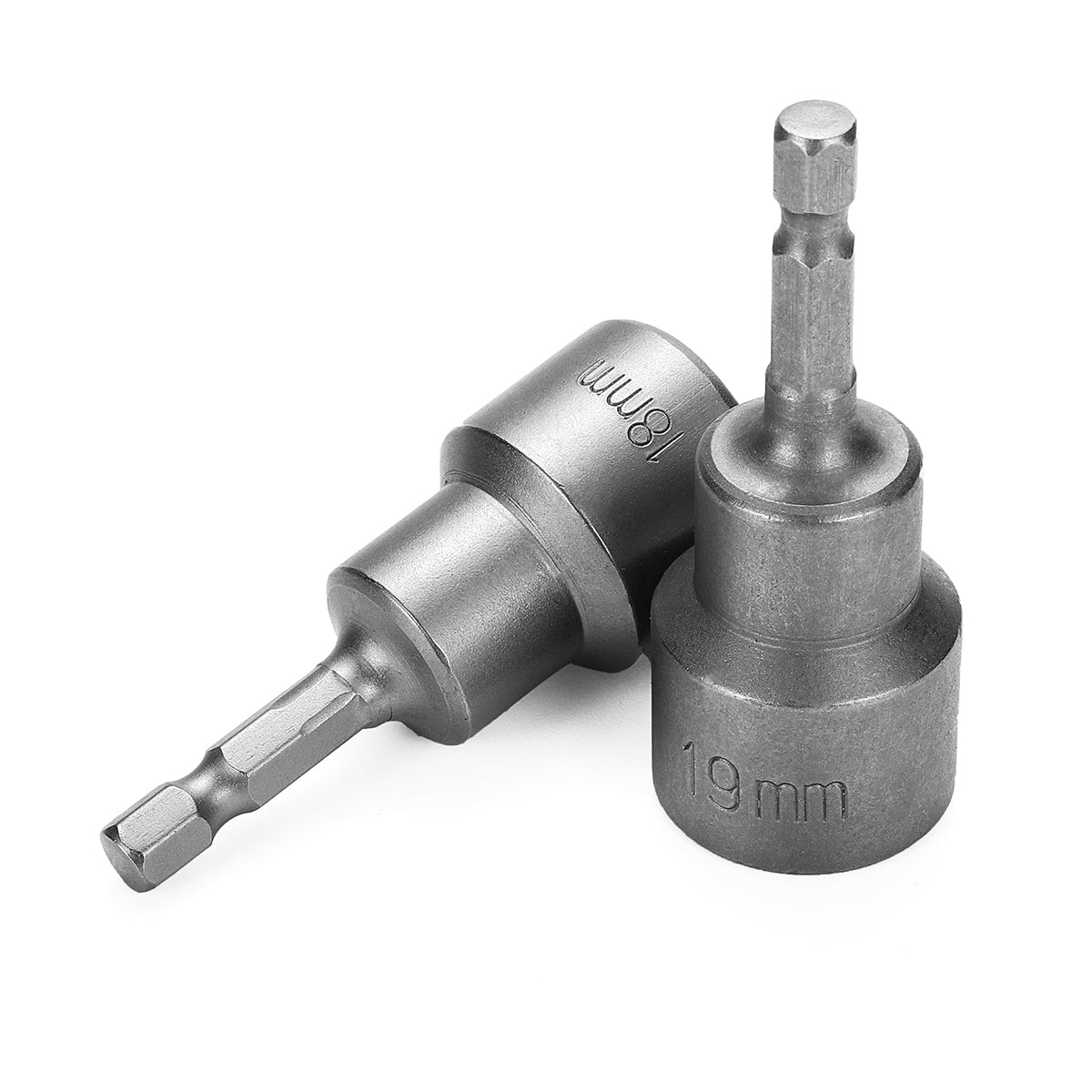14pcs 6-19mm 1/4 Inch Hex Shank Socket Magnetic Nut Driver Set Drill Bit Adapter