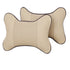 Automobile leather headrest neck protection pillow