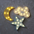 Vvcare BC-NL02 Led Night Light for Kids Moon Star Cloud Bedroom Bedside Lamp Room Party Decorations 