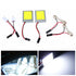 T10 Dome BA9S Festoon Car License Plate COB LED Light Lamp White