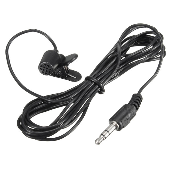 3.5mm External Microphone Mic Clip Lapel Tie With Mini USB Cable Adapter for GoPro Hero 3 3 Plus 4