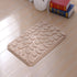 KCASA Colorful 3D Pebbles Floor Bath Rug Natural Absorbent Rubber Bath Mat Bottom Cotton Rebound Mat