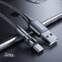 ESSAGER 540 Rotate Magnetic Data Cable Micro USB Type C Cord Fast Charging For Mi10 Note 9S Huawei P30 P40 Pro OnePlus 8Pro