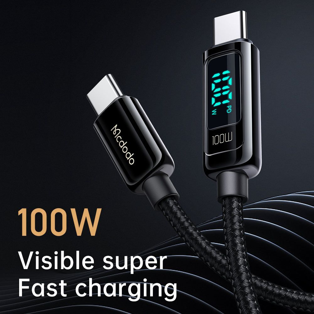 Digital Display PD Fast Charging Data Cable Mobile Phone