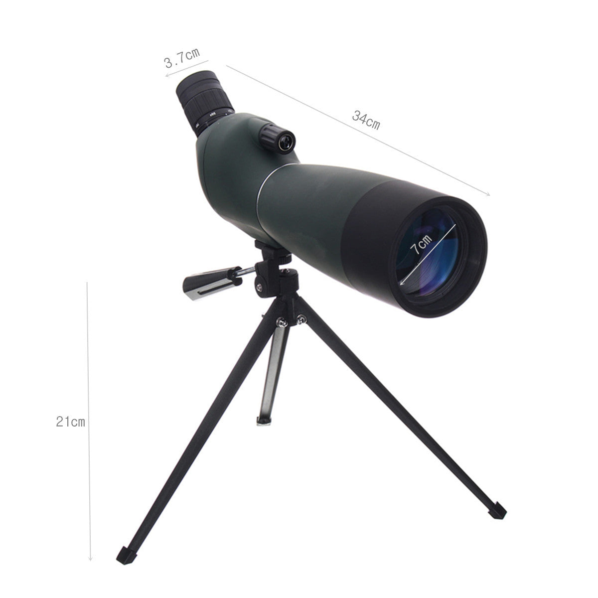 25-75x70 BAK4 Optical Lens Telescope With Tripod Spotting Scope Waterproof Long Range Bird Watching Wildlife Monocular