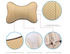 Automobile leather headrest neck protection pillow