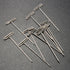 50pcs Stainless Steel T Pin DIY Modelling Brooch Badge Sewing Crafts 38mm Length