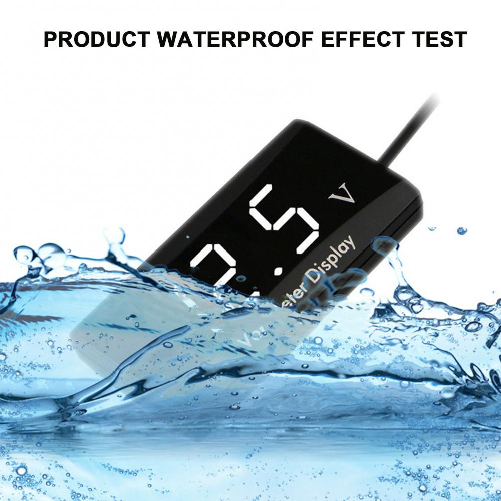 Multifunctional Waterproof Digital Display Voltmeter Test Table For Vehicles