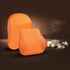 Headrest in car seat cushion