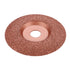 Drillpro Tungsten Carbide Shaping Dish 125mm Diameter 22mm Bore Wood Shaping Disc Wood Carving Disc Angle Grinder Disc