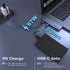 QGeeM 8 In 2 USB-C Hub Docking Station Adapter With Dual 4K HD Display / 87W USB-C PD3.0 Power Delivery / 5Gbps USB-C Data Transfer / 2 * USB 3.0 / Memory Card Readers
