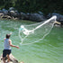 12Ft 3.6M Throw Cast Net Mesh Saltwater Bait Fish Casting Net with Real Sinker Fishing equipment Fishing Net