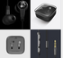 New Empty Titanium Headphones Meter Five Earphone Boxed Wire Control Into The Headset