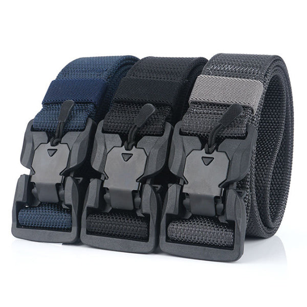 AWMN MB19 125cm x 3.8cm Military Tactical Belt Adjustable Nylon Belt Waist Belt Polyester Magnetic Buckle