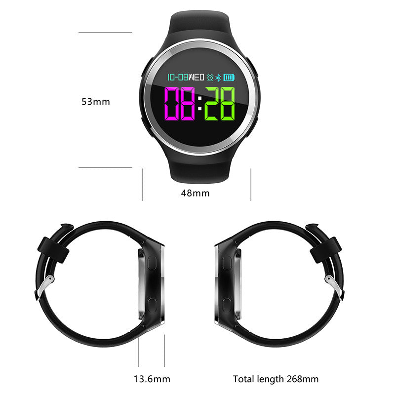 KALOAD  Q69 Color Touch Screen Heart Rate Blood Pressure Monitor Waterproof Sports Wristband