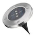 Solar Powered-led lamp Stainless Steel In Ground light for Outdooors Garden Path Deck